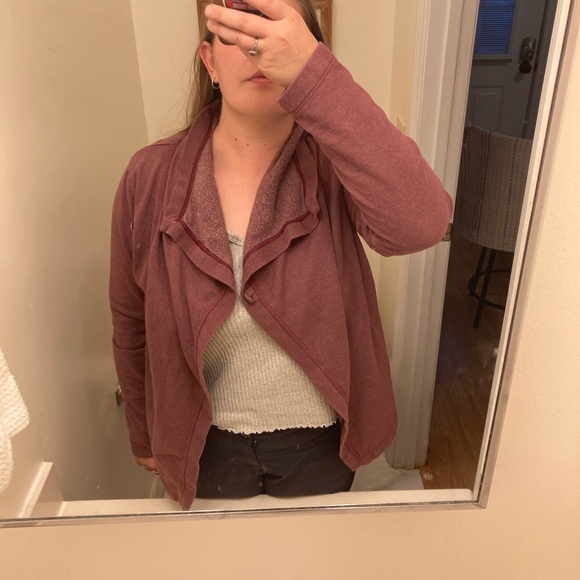 Patagonia Ahnya Wrap Cardigan Sweater Organic Size Medium Women's - Picture 10 of 11